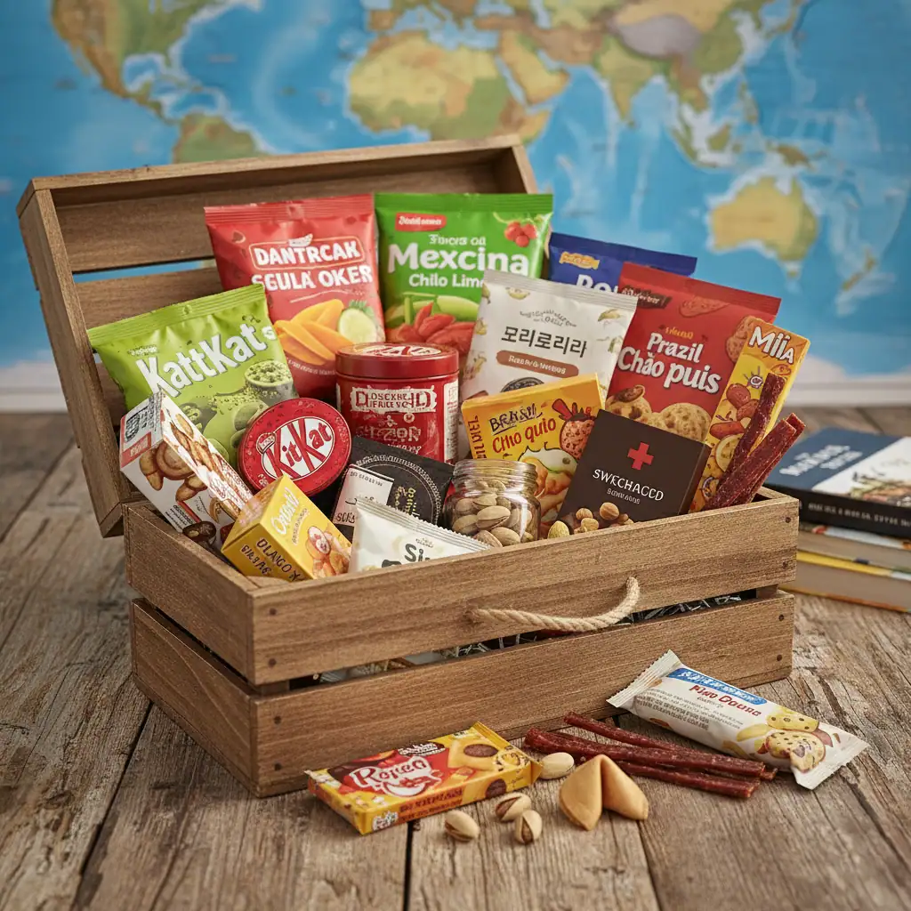 International snack sampler