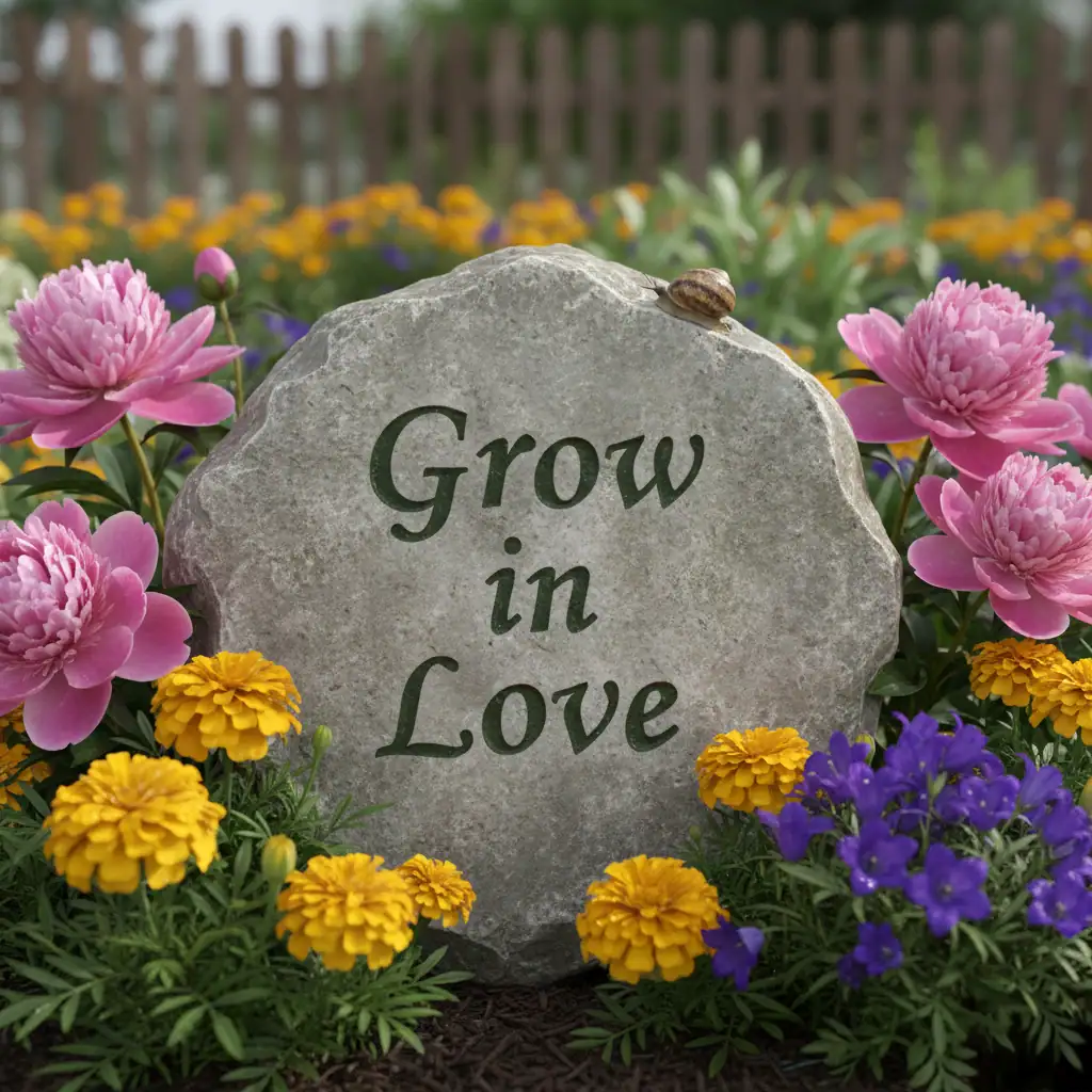 Personalized garden stone