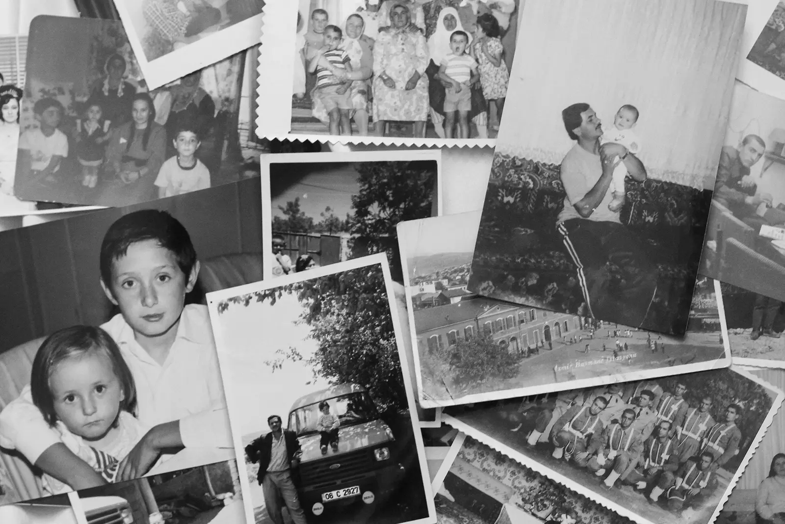 Vintage photograph representing childhood memories